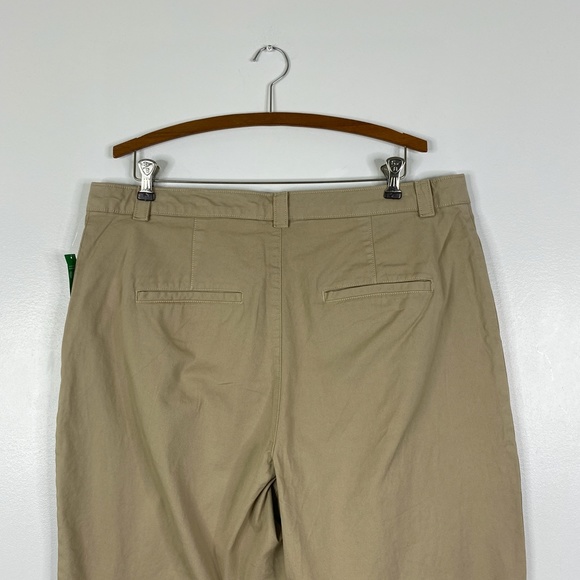 NWT Gap Khaki Pants Straight Leg Sz. 16 Inseam 26" Ankle - Picture 4 of 13